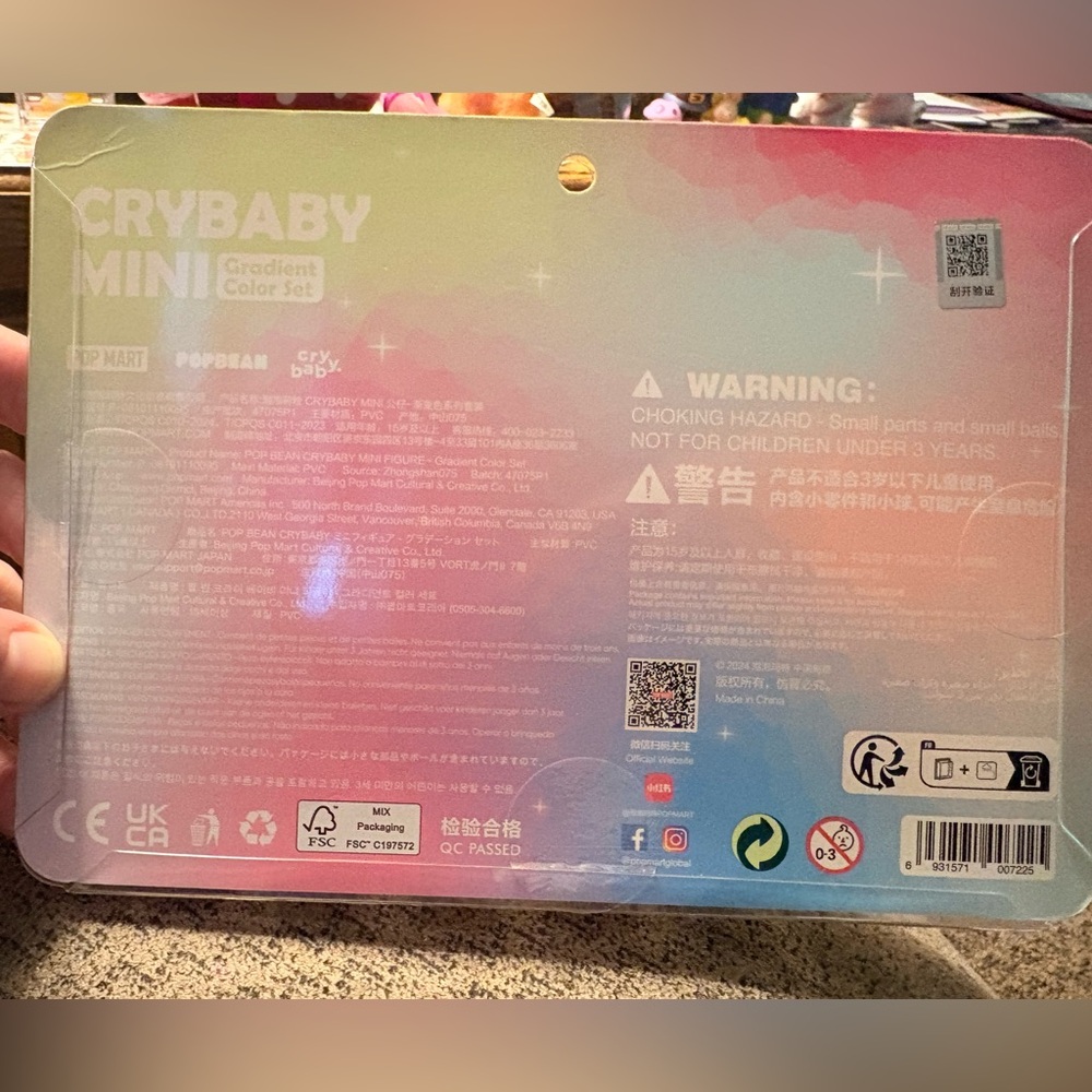 Crybaby Mini Popbean gradient Color Set - Picture 7 of 9
